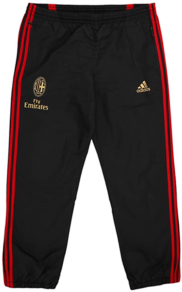 2011-12 AC Milan adidas Track Pants/Bottoms - 9/10 - (L/XL)