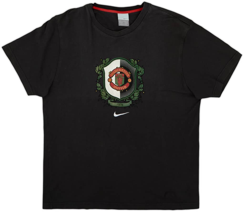 2006-07 Manchester United Nike Graphic Tee - 7/10 - (L)