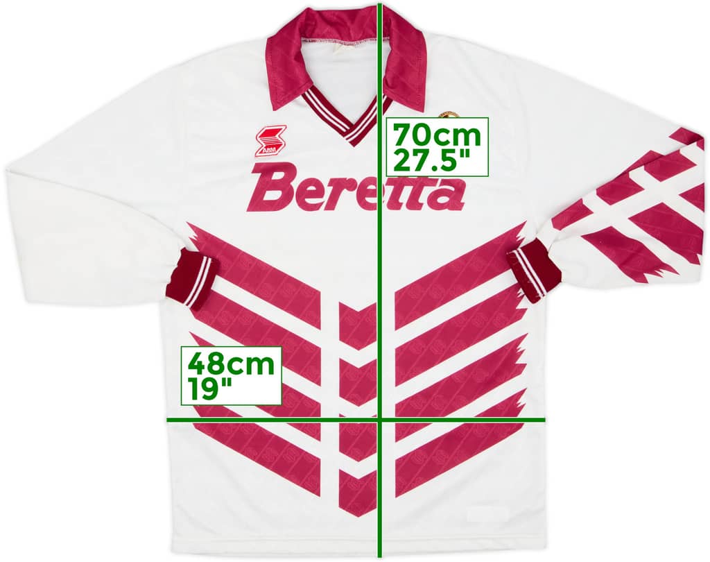 1991-92 Torino Away L/S Shirt - 8/10 - (M)
