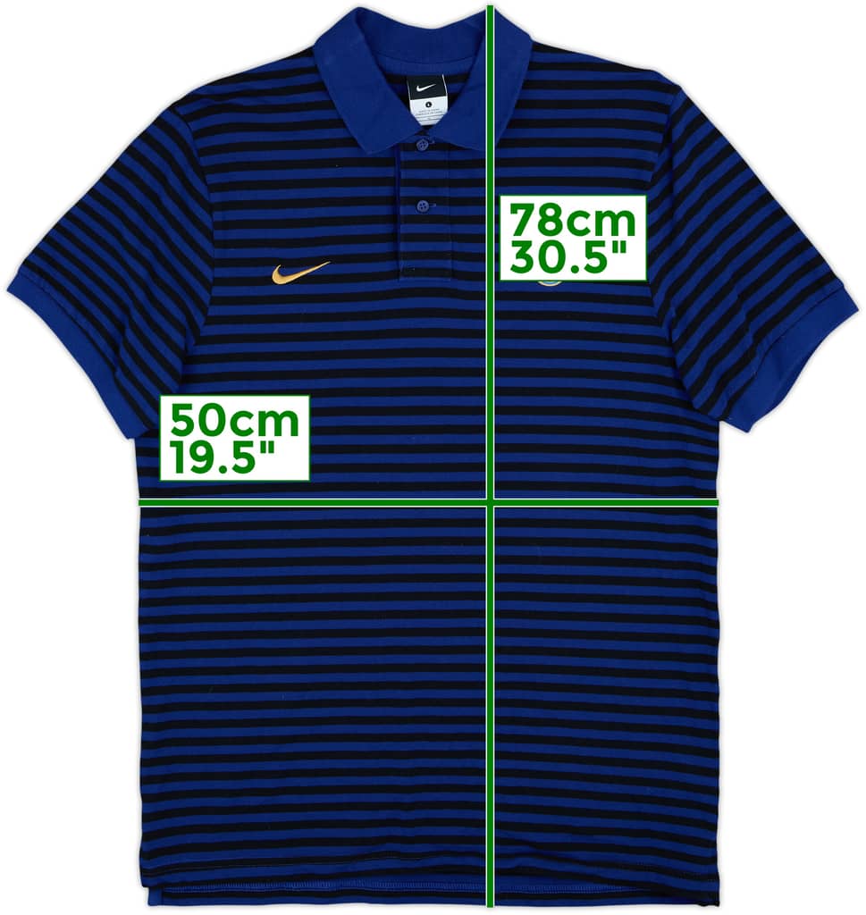 2011-12 Inter Milan Nike Polo Shirt - 7/10 - (L)
