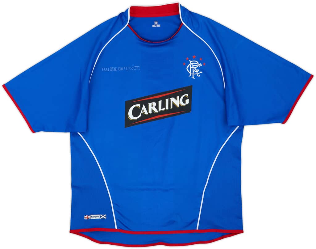2005-06 Rangers Home Shirt - 4/10 - (L)