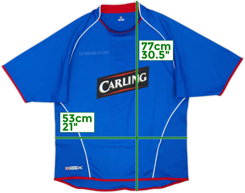 2005-06 Rangers Home Shirt - 4/10 - (L)