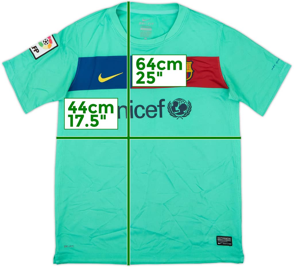 2010-11 Barcelona Away Shirt - 8/10 - (L.Boys)