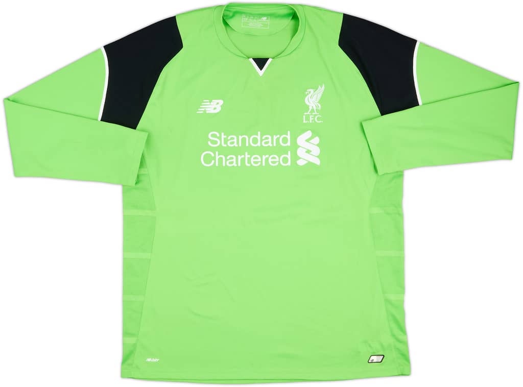 2016-17 Liverpool GK Shirt - 7/10 - (XXL)