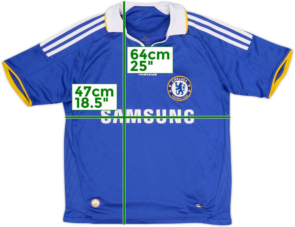 2008-09 Chelsea Home Shirt - 8/10 - (L.Boys)