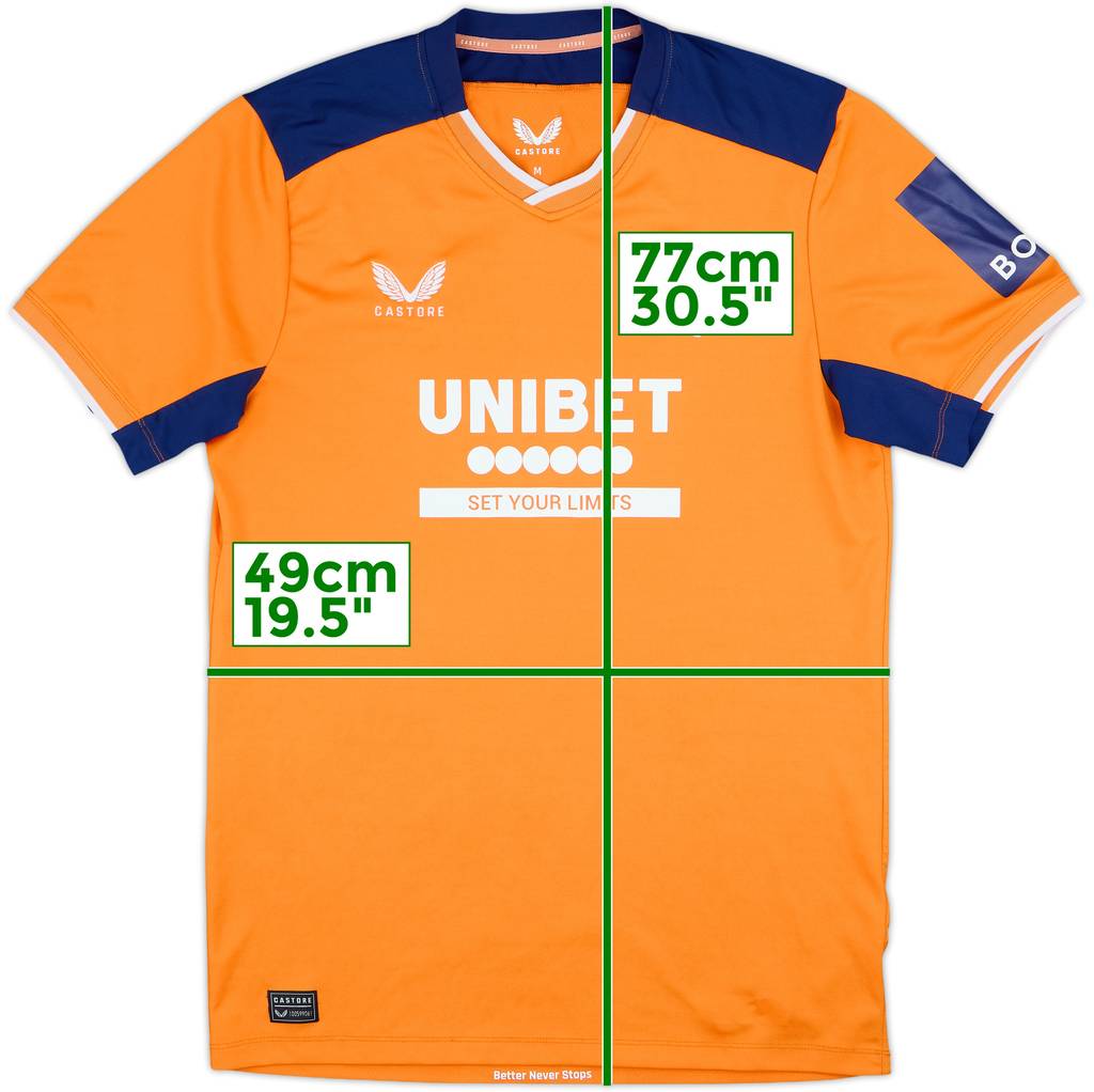 2022-23 Rangers Third Shirt - 7/10 - (M)