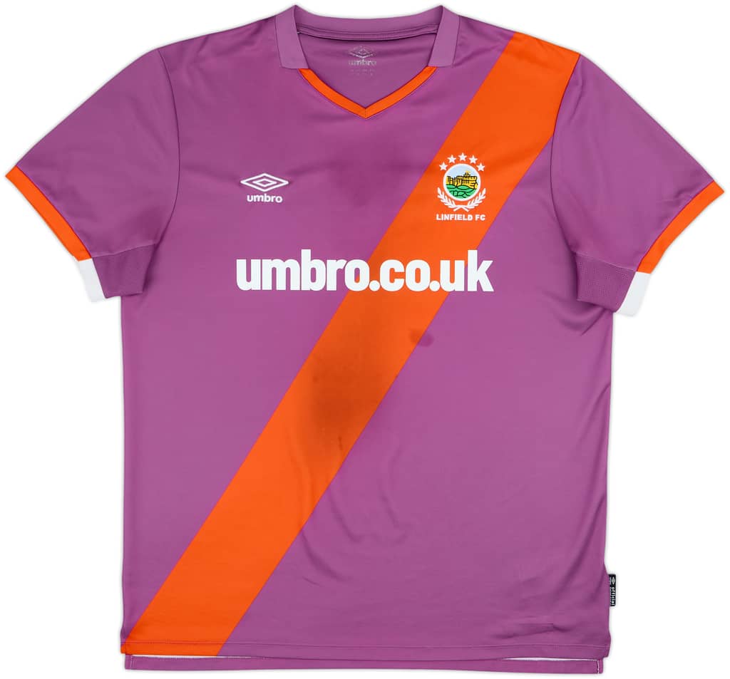 2020-21 Linfield Away Shirt - 4/10 - (XL)
