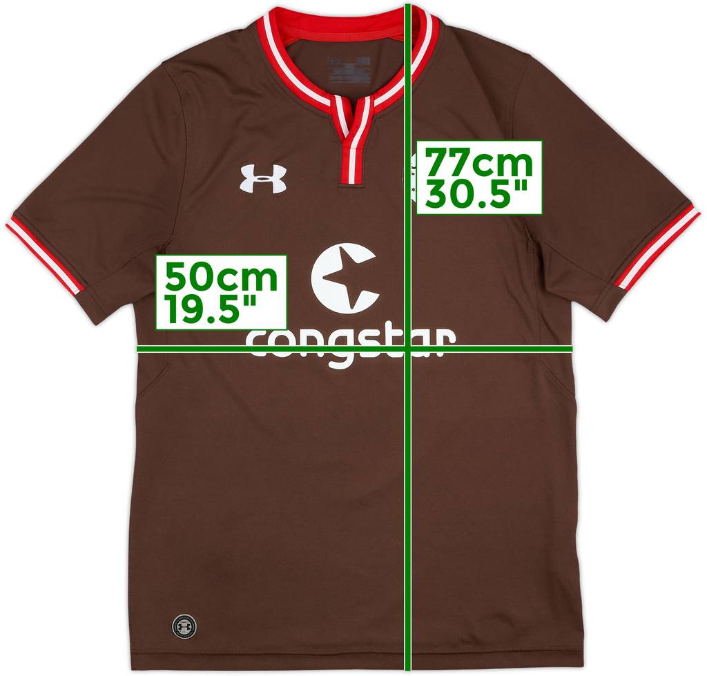 2016-17 St Pauli Home Shirt - 8/10 - (L)