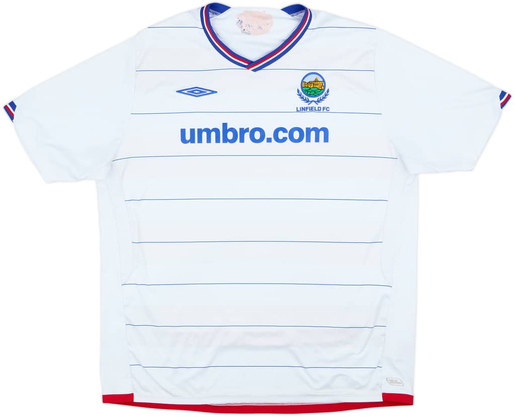 2009-10 Linfield Camiseta Visitante - 8/10 - (XL)