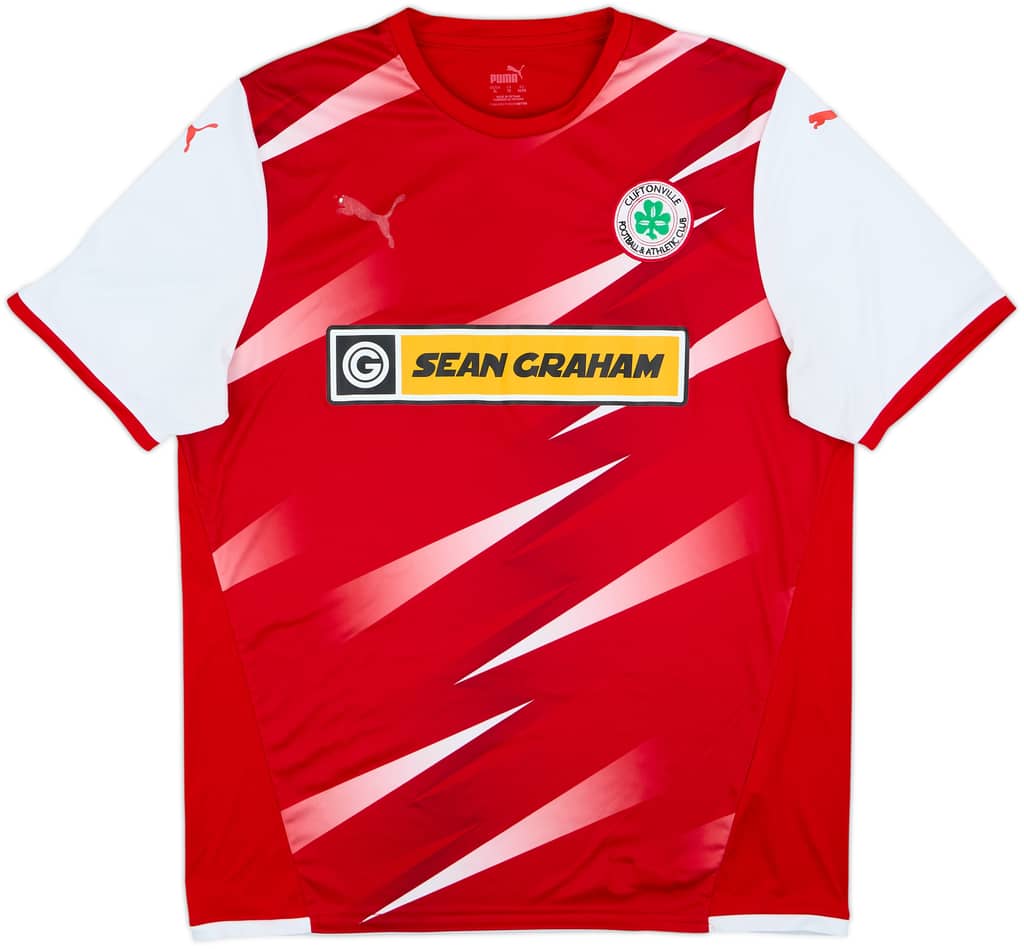 2021-23 Cliftonville Home Shirt - 4/10 - (XL)
