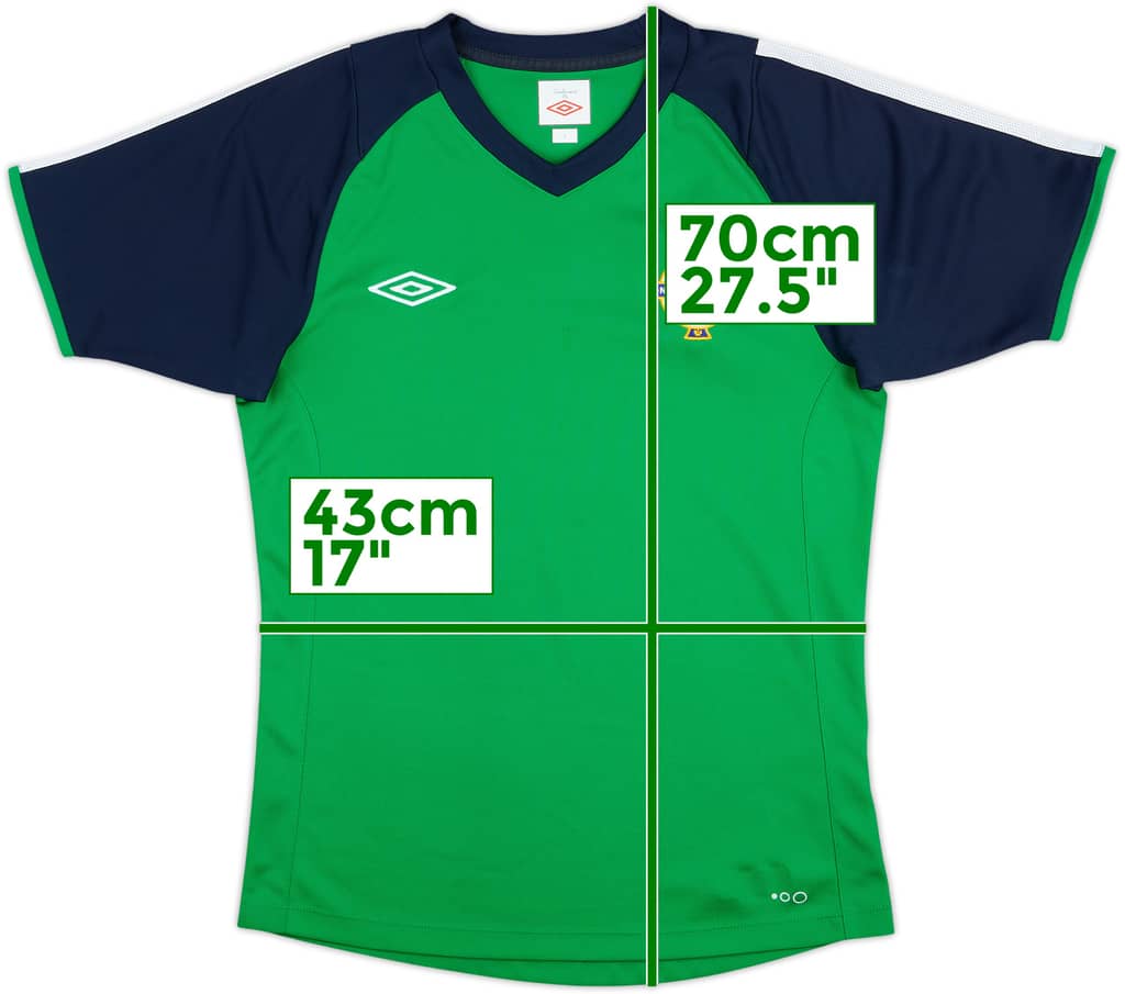 2010-11 Northern Ireland Umbro Training Shirt - 6/10 - (S)