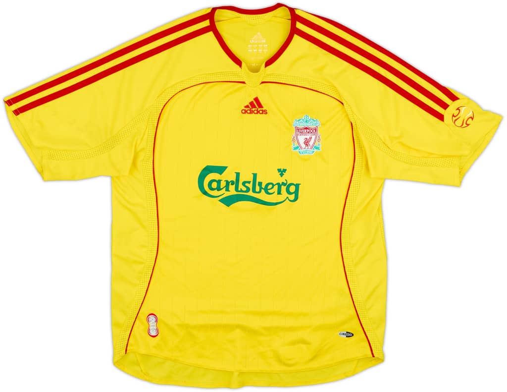 2006-07 Liverpool Away Shirt - 7/10 - (M.Boys)