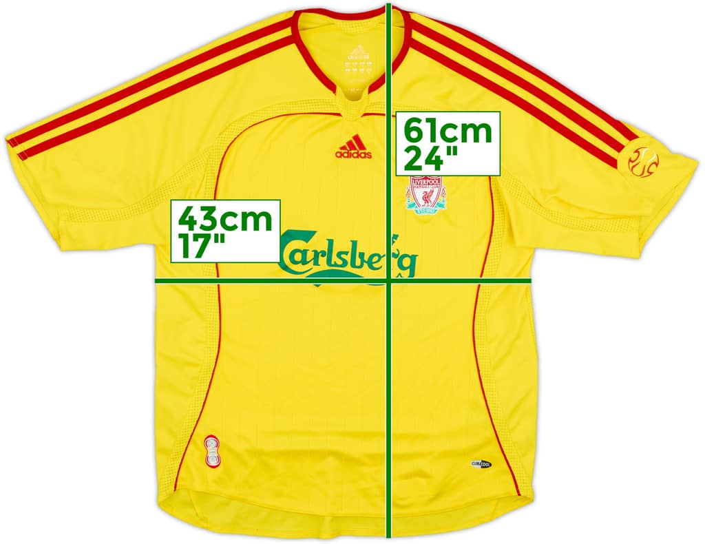 2006-07 Liverpool Away Shirt - 7/10 - (M.Boys)