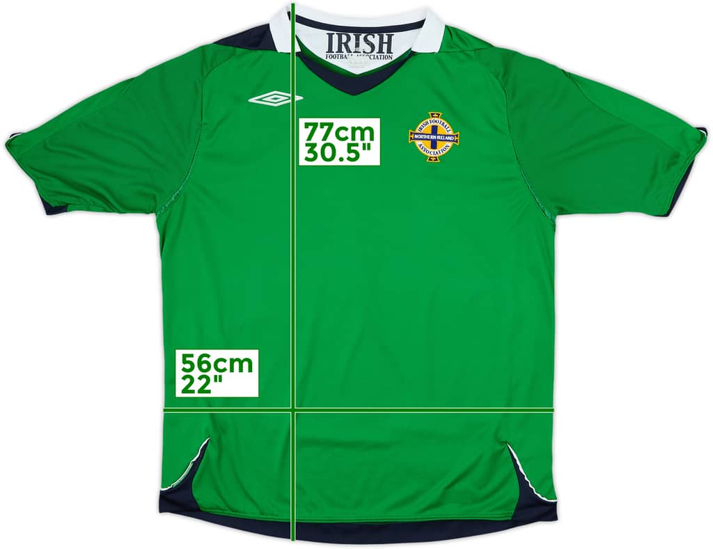 2006-08 Northern Ireland Home Shirt - 10/10 - (XL)