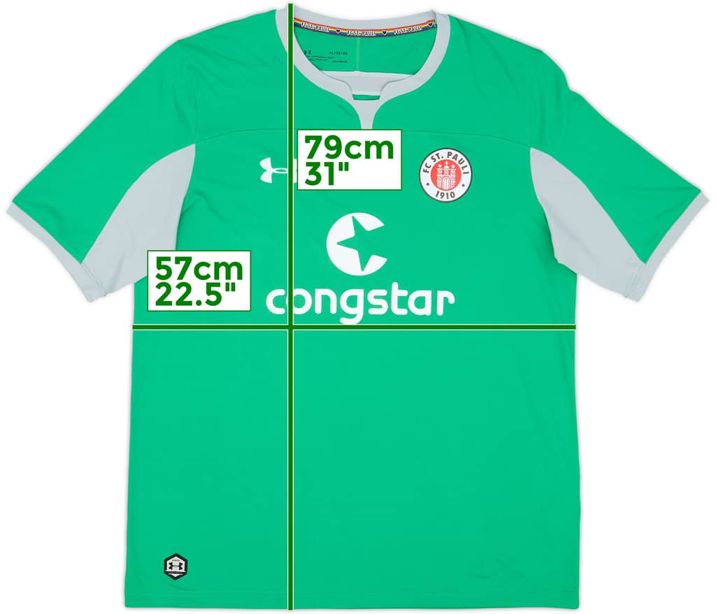2018-19 St Pauli GK S/S Shirt - 9/10 - (XL)