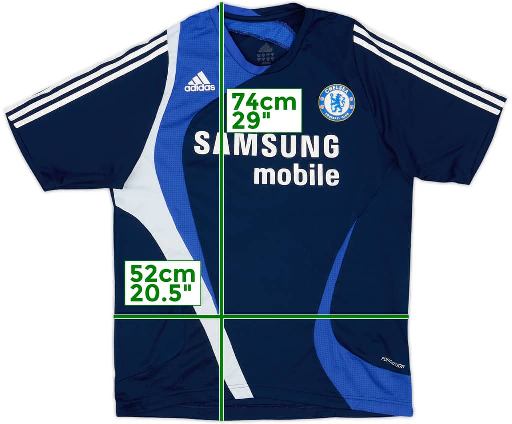 2007-08 Chelsea adidas Formotion Training Shirt - 8/10 - (L)