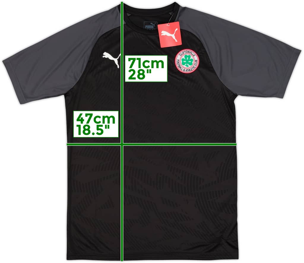 2018-19 Cliftonville Puma Training Shirt (M)