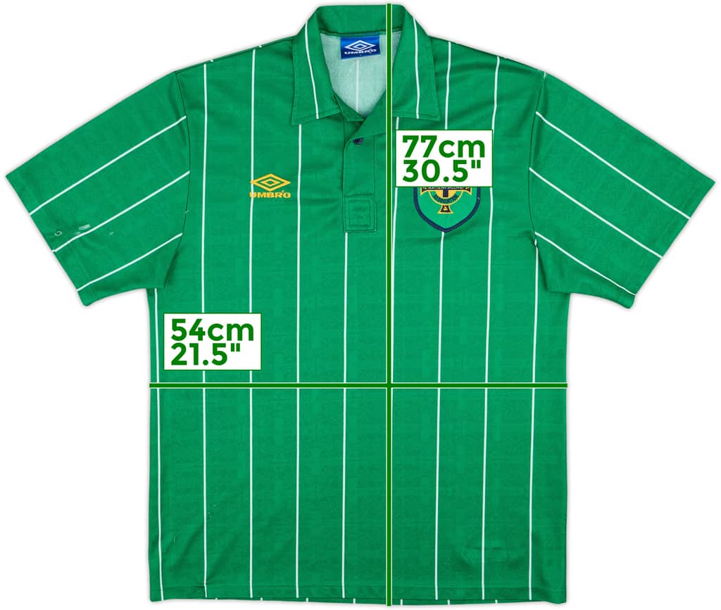 1992-94 Northern Ireland Home Shirt - 5/10 - (L)