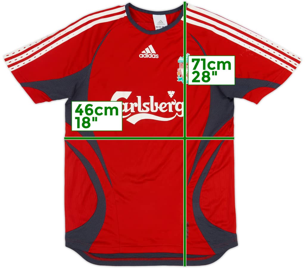 2006-07 Liverpool adidas Formotion Training Shirt - 9/10 - (S)