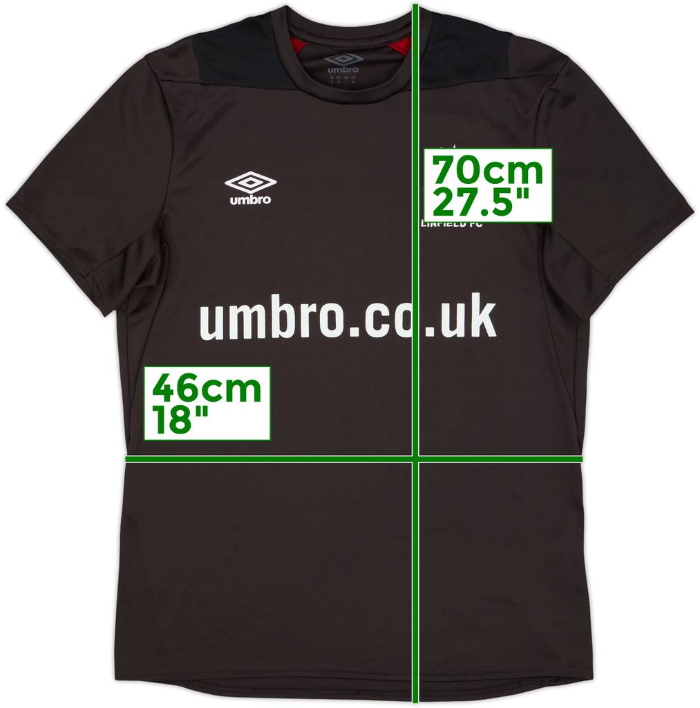 2019-20 Linfield Umbro Training Shirt - 8/10 - (M)