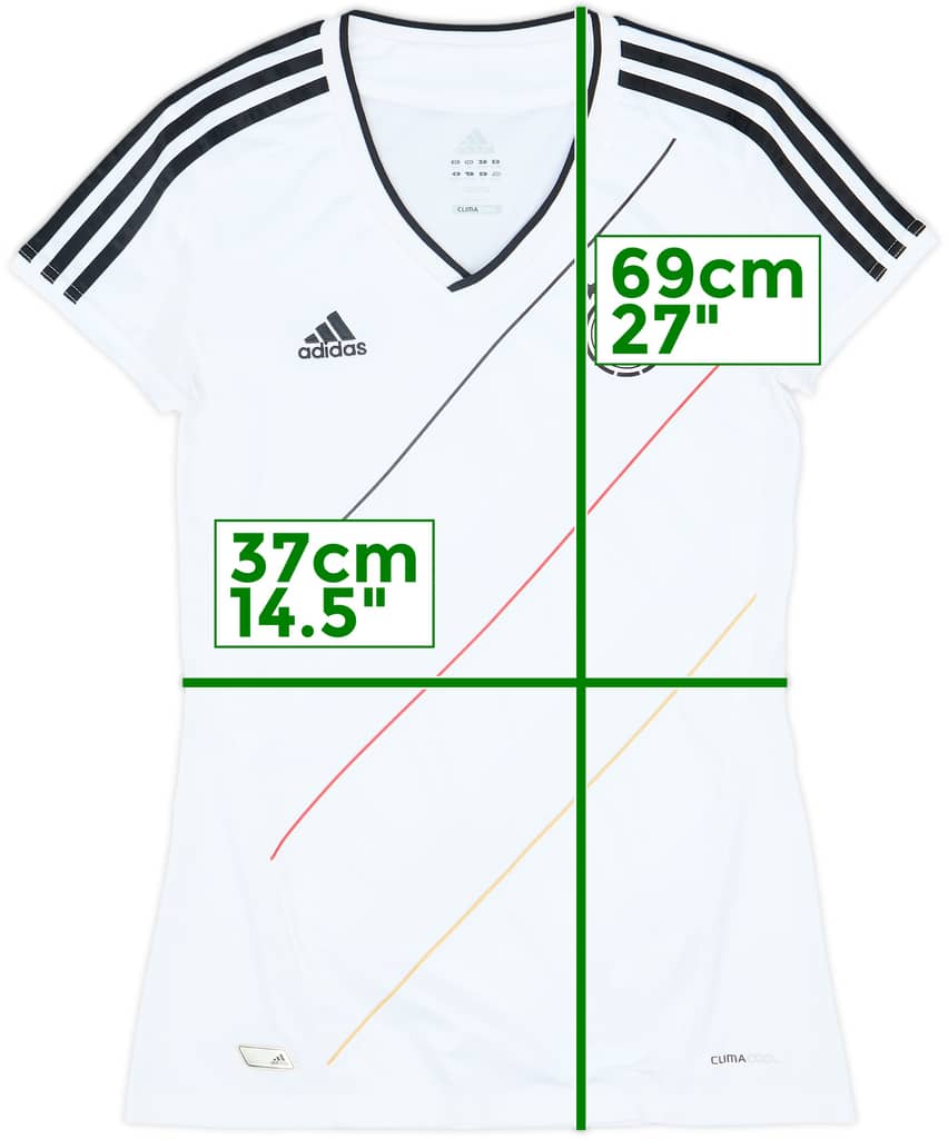 2012-13 Germany Home Shirt - 9/10 - (Women's XS)