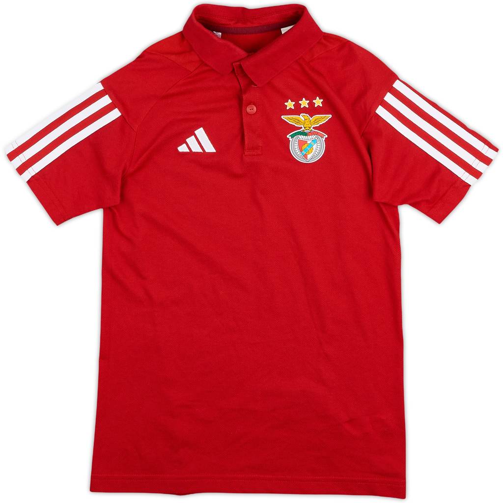 2023-24 Benfica adidas Polo Shirt - 8/10 - (S.Boys)