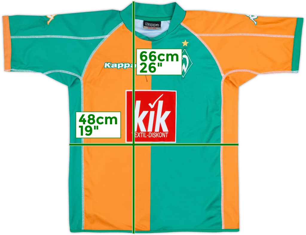 2005-06 Werder Bremen Signed Home Shirt - 9/10 - (XL.Boys)