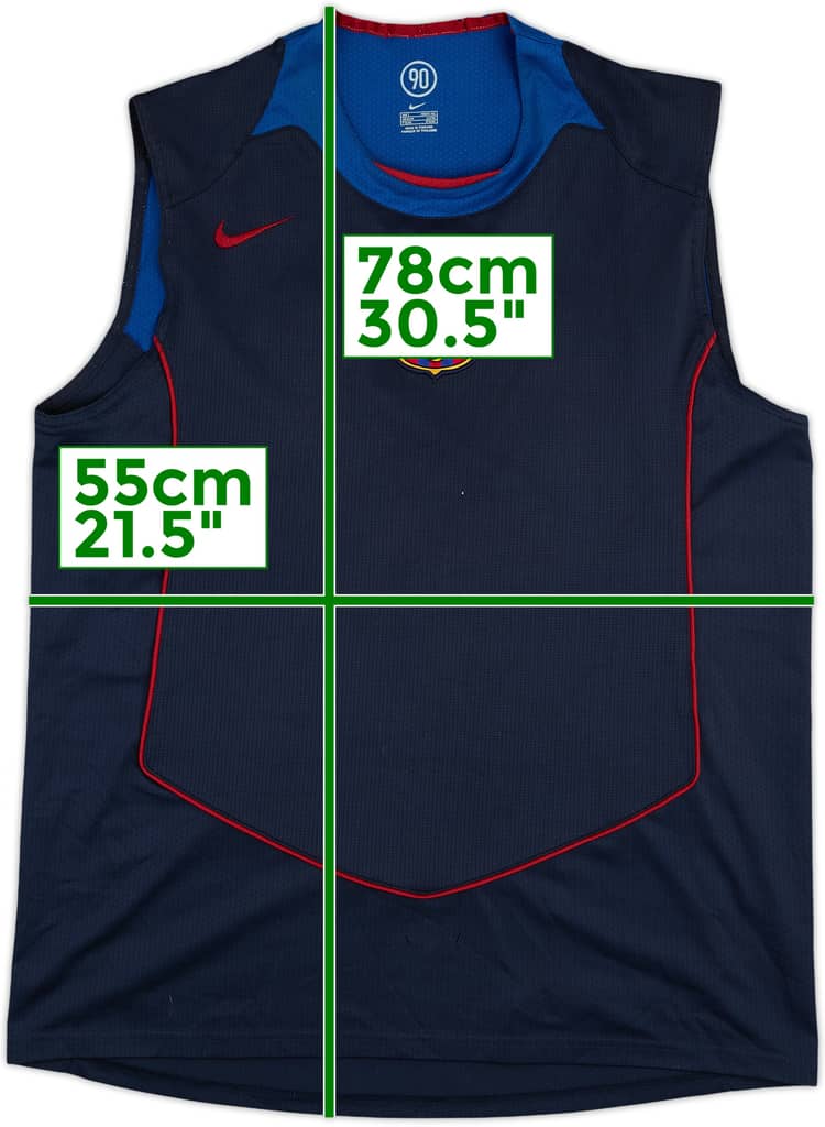2006-07 Barcelona Nike Training Vest - 6/10 - (L)