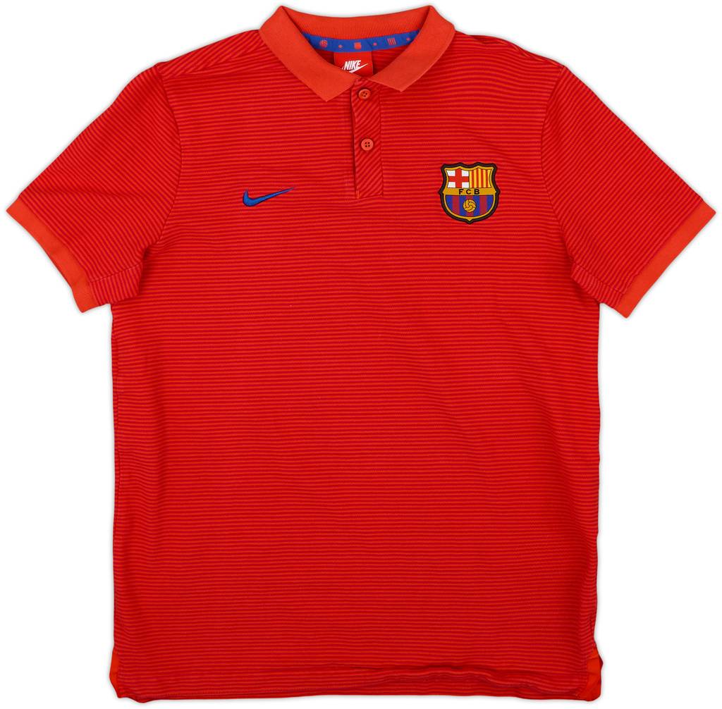 2016-17 Barcelona Nike Polo Shirt - 6/10 - (XL.Boys)
