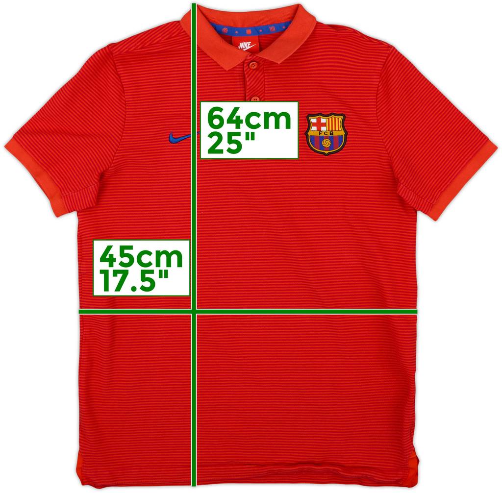 2016-17 Barcelona Nike Polo Shirt - 6/10 - (XL.Boys)