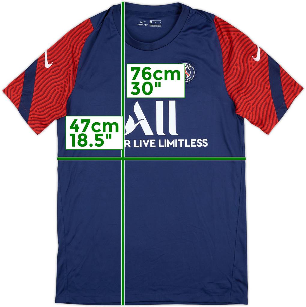2020-21 Paris Saint-Germain Nike Training Shirt - 7/10 - (M)