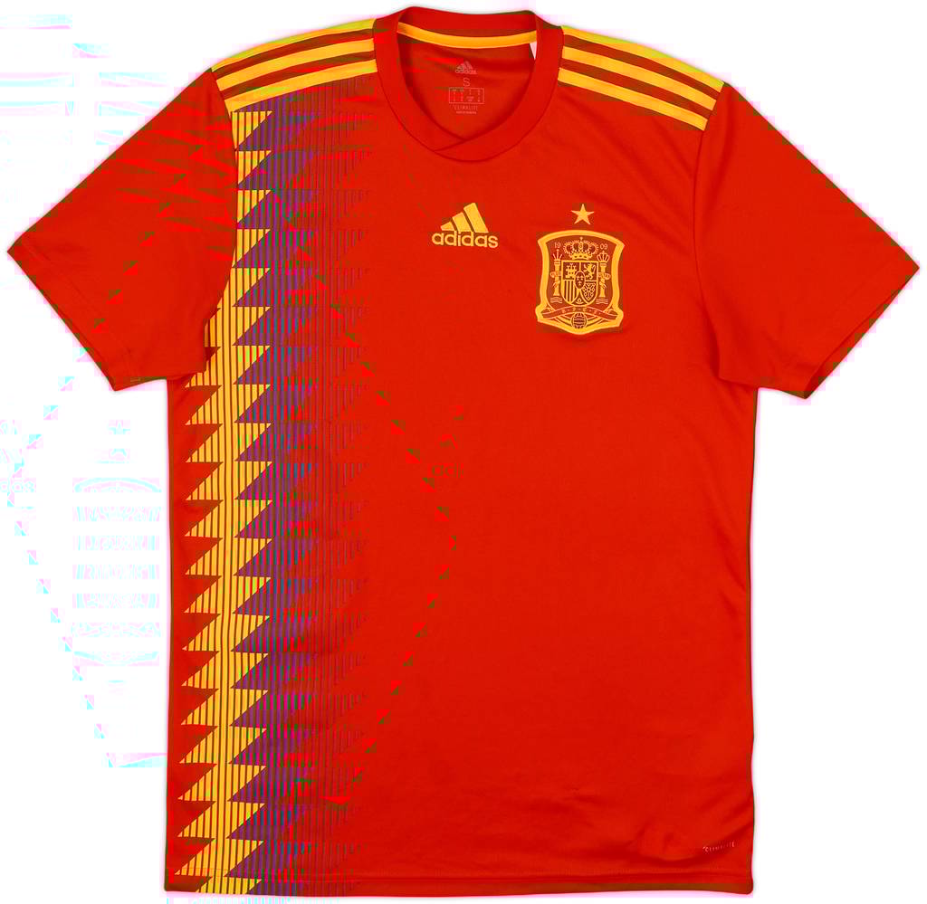 2018-19 Spain Home Shirt - 8/10 - (S)