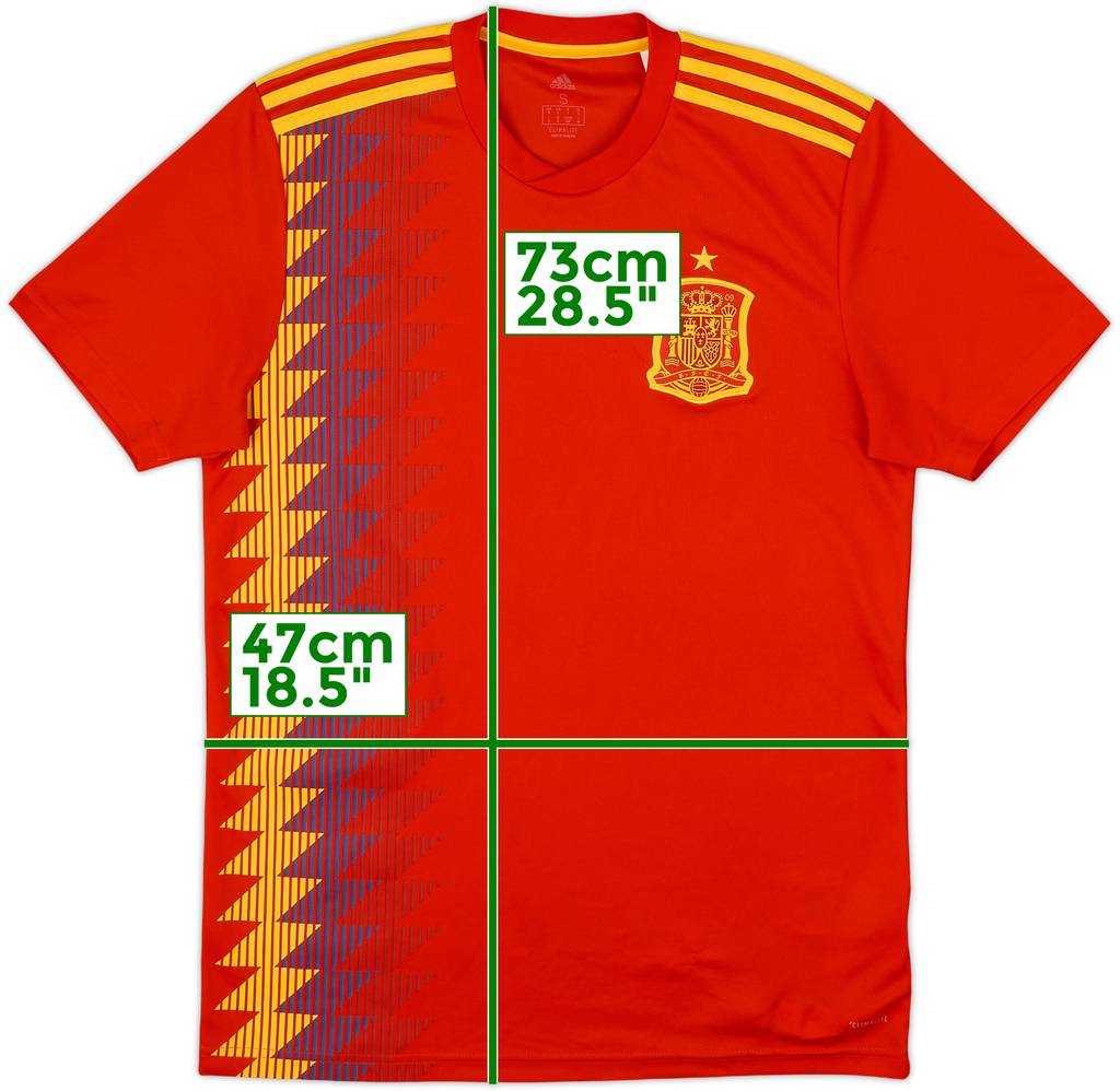 2018-19 Spain Home Shirt - 8/10 - (S)
