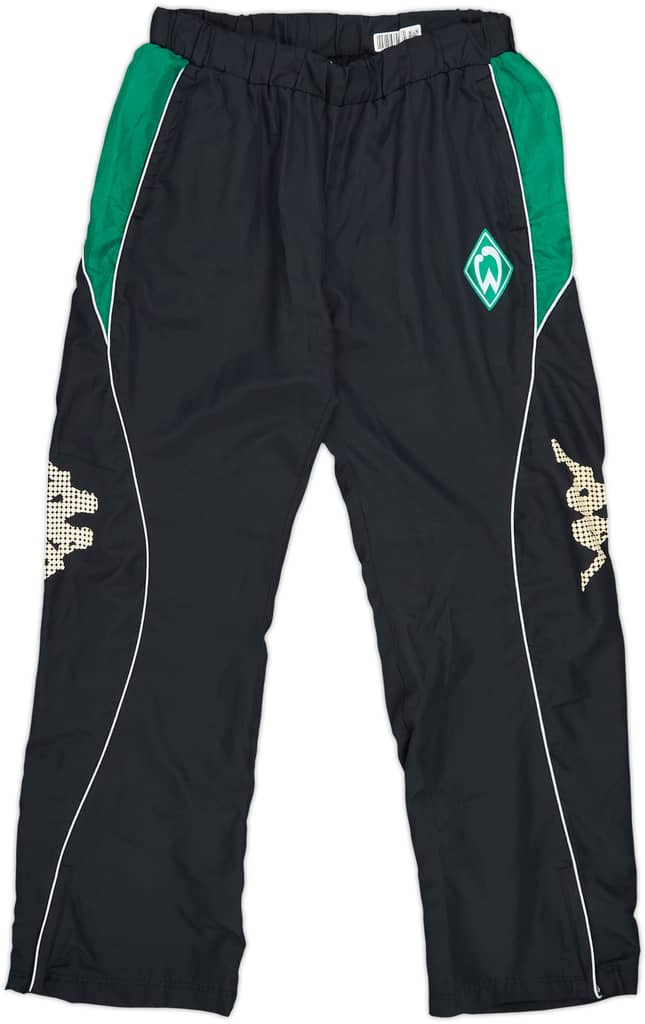 2008-09 Werder Bremen Kappa Track Pants/Bottoms - 9/10 - (L)