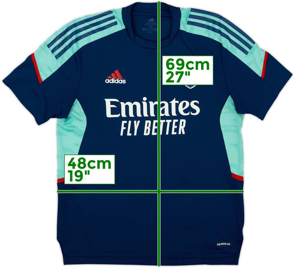 2021-22 Arsenal adidas Training Shirt - 8/10 - (M)