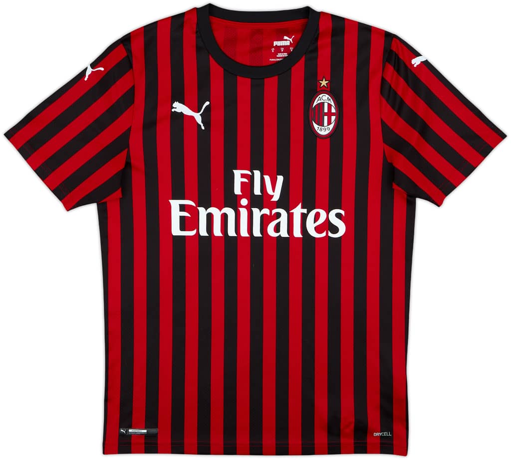 2019-20 AC Milan Home Shirt - 8/10 - (S)