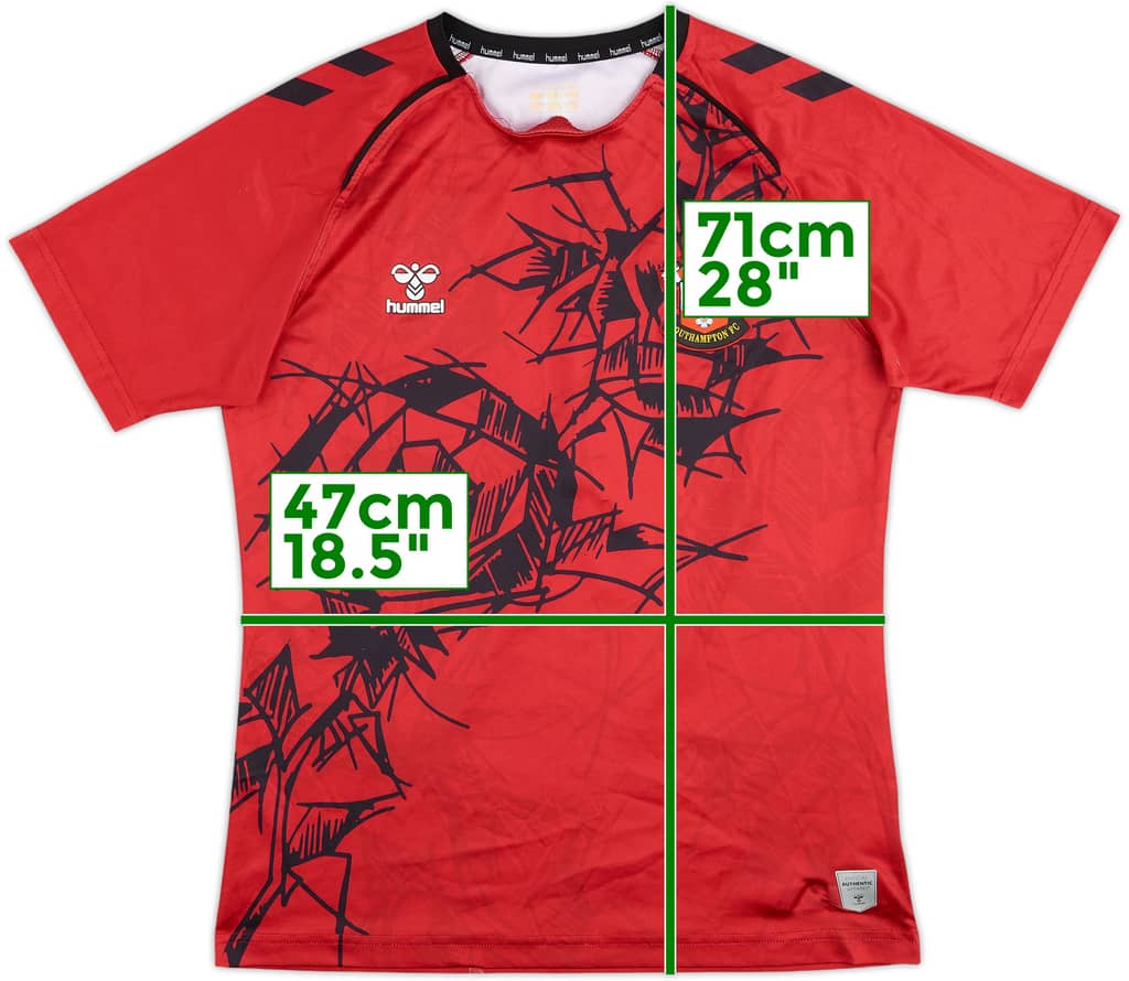 2023-24 Southampton Hummel Training Shirt - 8/10 - (M)