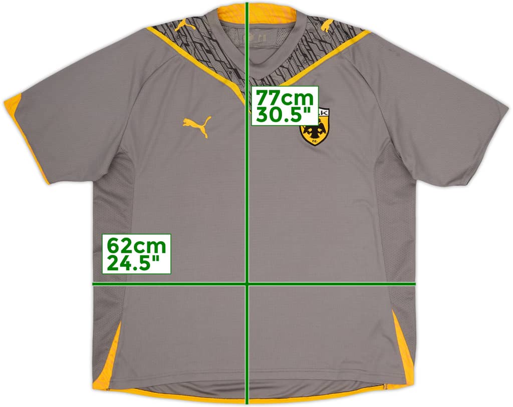 Camiseta de la tercera equipación de AEK Athens 2009-10 - 8/10 - (XXL)
