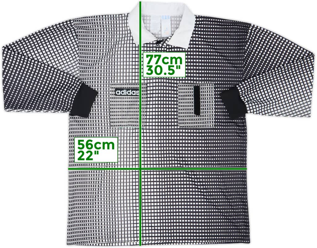1990s adidas Referee Template L/S Shirt - 7/10 - (L)