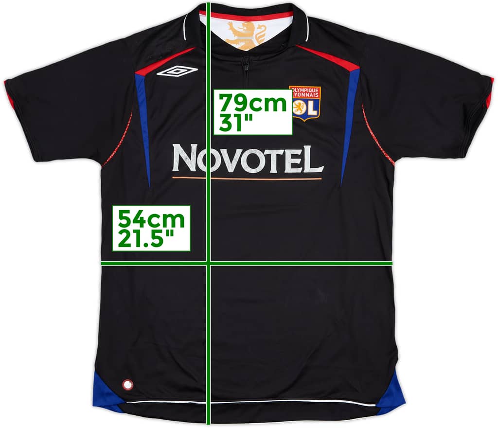 Camiseta de la tercera equipación de Lyon 2006-07 - 5/10 - (XXL)