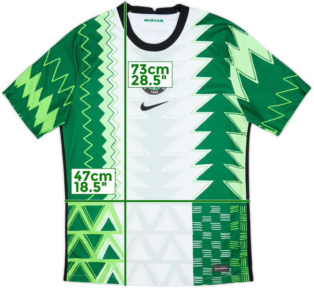 2020-21 Nigeria Home Shirt - 9/10 - (M)