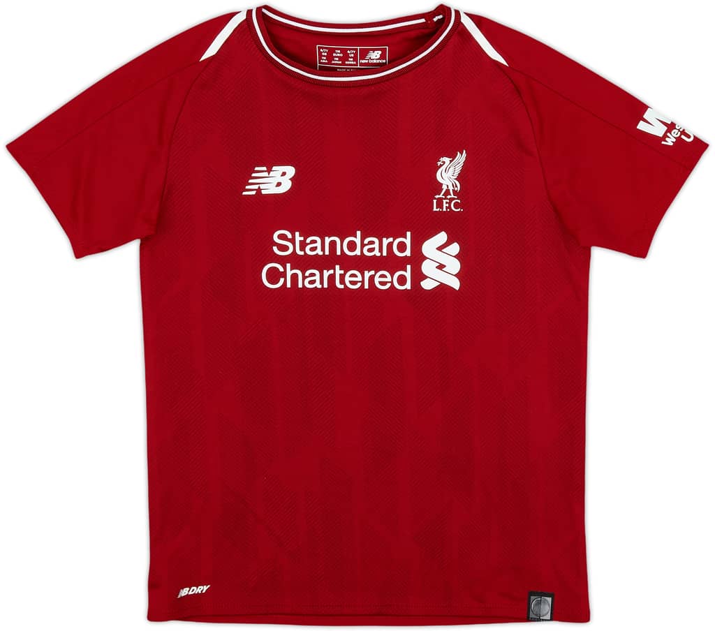 2018-19 Liverpool Home Shirt - 8/10 - (6-7 Years)