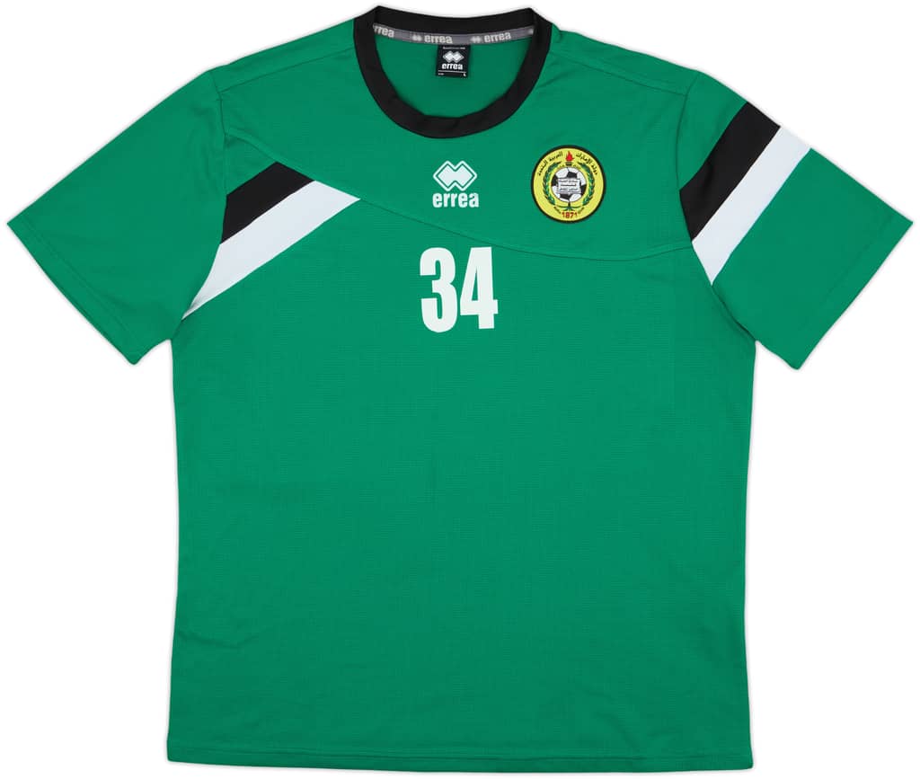 2016-18 Al-Ittihad Kalba Errea Player Issue Training Shirt #34 - 9/10 - (L)