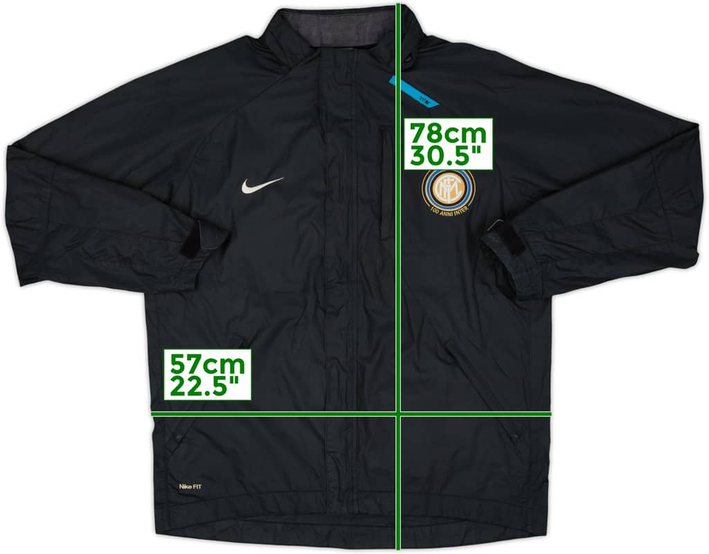 Chaqueta de chándal con capucha Nike del Inter Milan 2007-08 - 5/10 - (M)