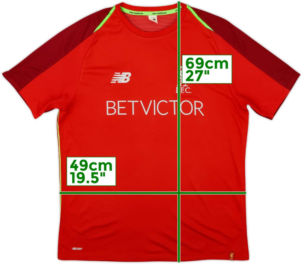2018-19 Liverpool New Balance Training Shirt - 8/10 - (M)