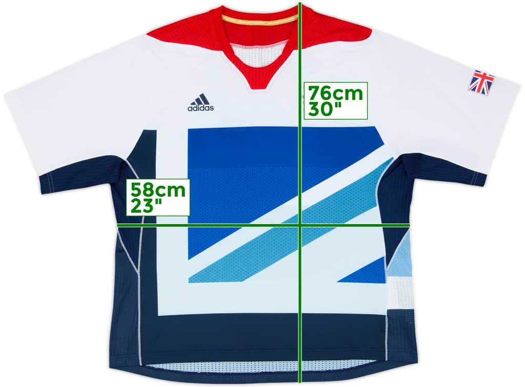 2012 adidas Team GB Olympic adidas Training Shirt - 9/10 - (XL)