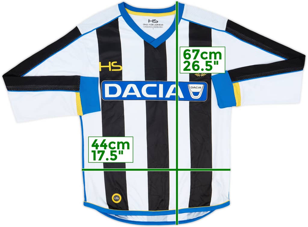 2015-16 Udinese Home L/S Shirt - 8/10 - (S)