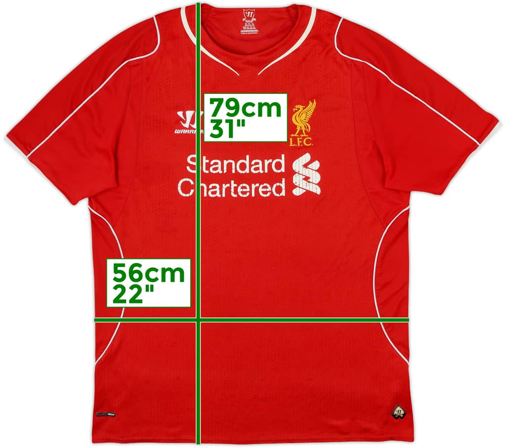 2014-15 Liverpool Home Shirt - 5/10 - (XL)