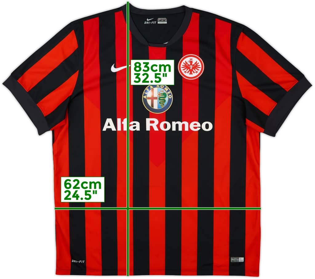 2014-15 Eintracht Frankfurt Home Shirt - 9/10 - (XXL)