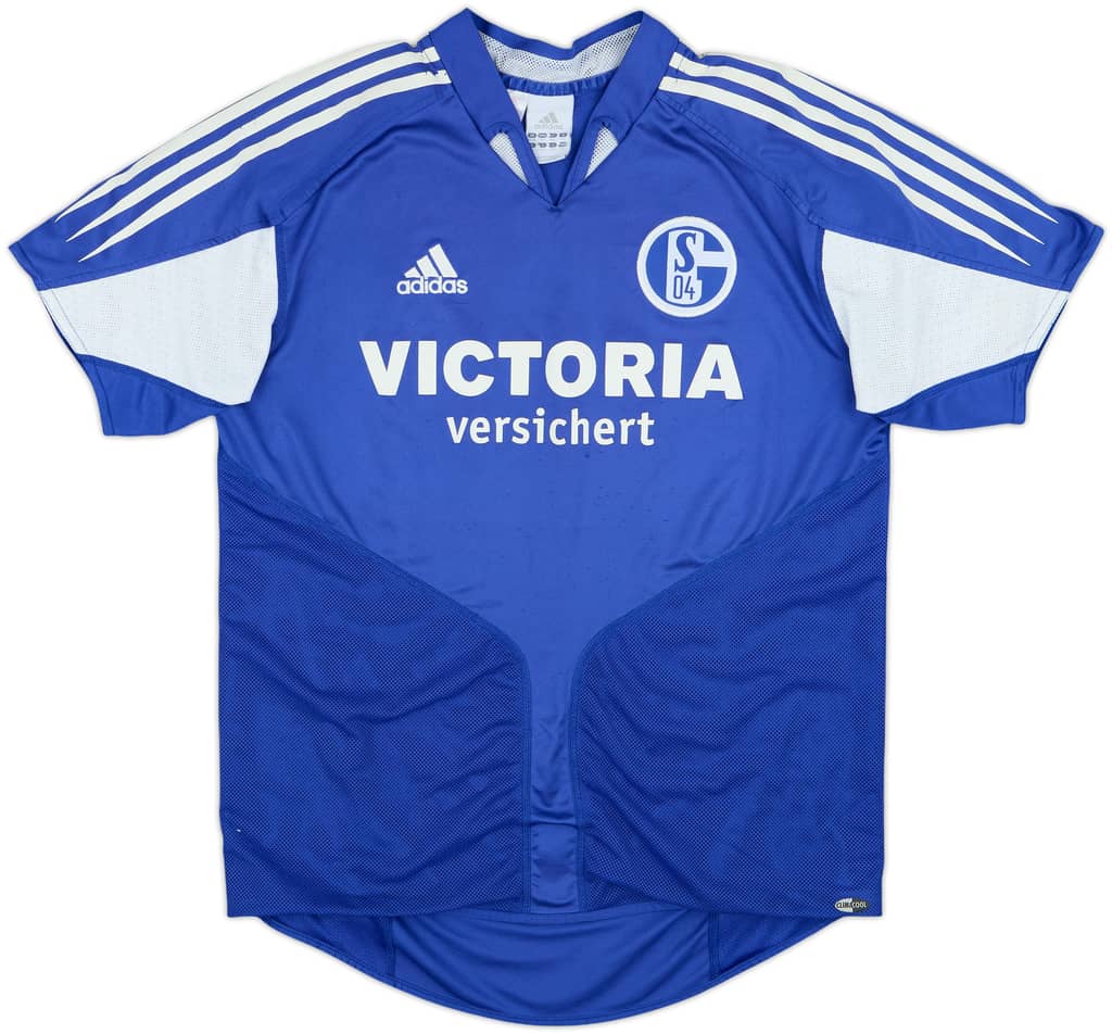 Camiseta de local del Schalke 2004-05 - 6/10 - (XL.Niños)